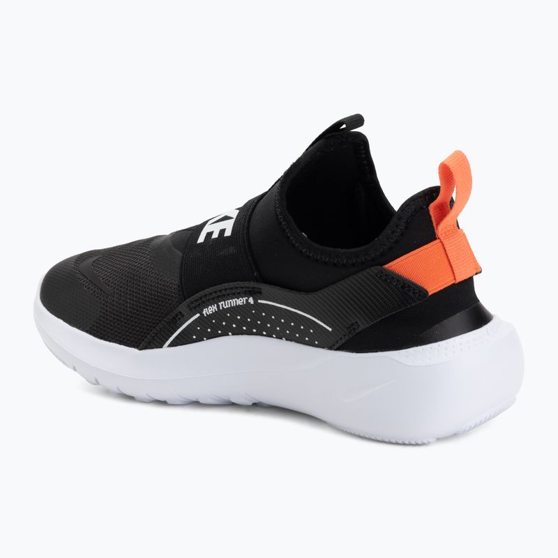 Scarpe per bambini Nike Flex Runner 4 black/white/turf orange 3