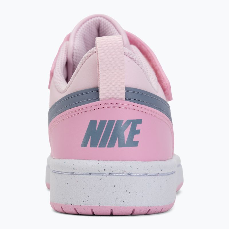 Scarpe per bambini Nike Court Borough Low Recraft pink foam/pink rise/white/ashen slate 6