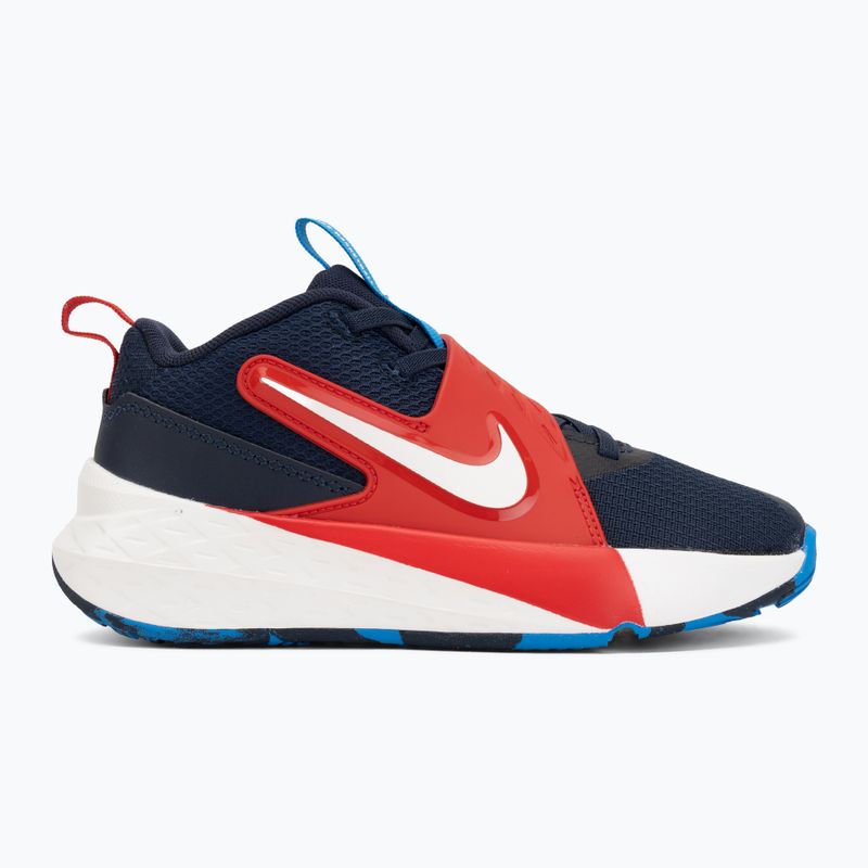 Scarpe per bambini Nike Team Hustle D 12 tm navy/university red/photo blue/sail 2