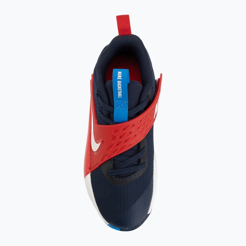 Scarpe per bambini Nike Team Hustle D 12 tm navy/university red/photo blue/sail 5