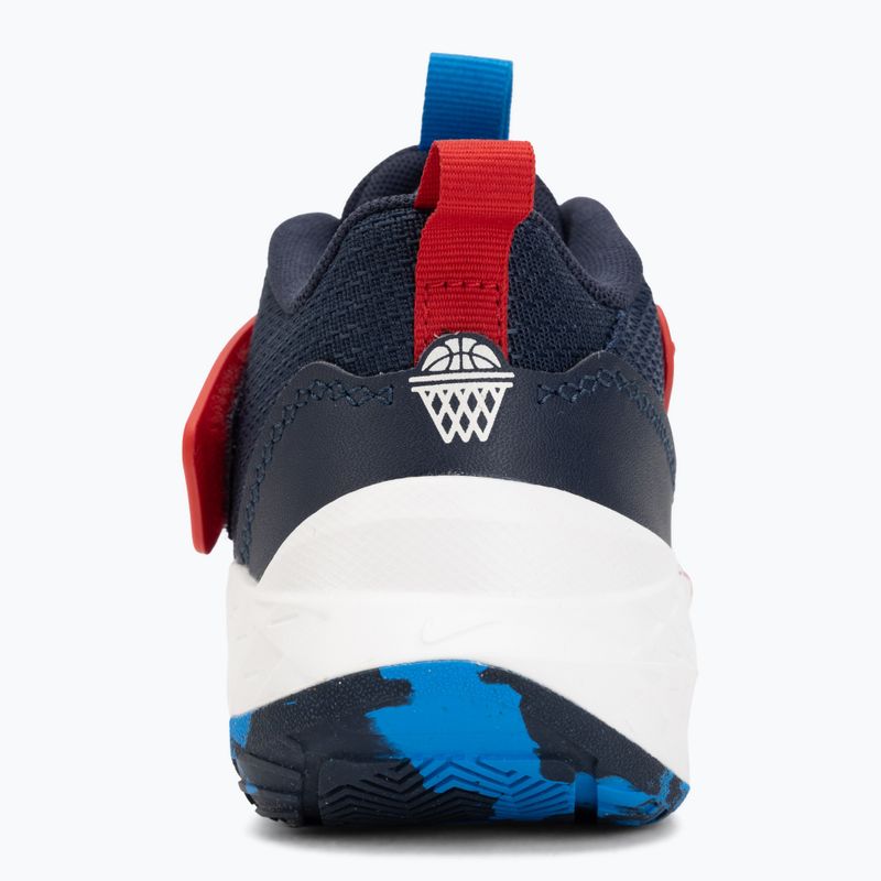Scarpe per bambini Nike Team Hustle D 12 tm navy/university red/photo blue/sail 6