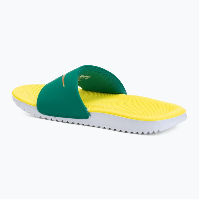 Ciabatte Nike Coffee malachite/sonic yellow/metallic gold 3