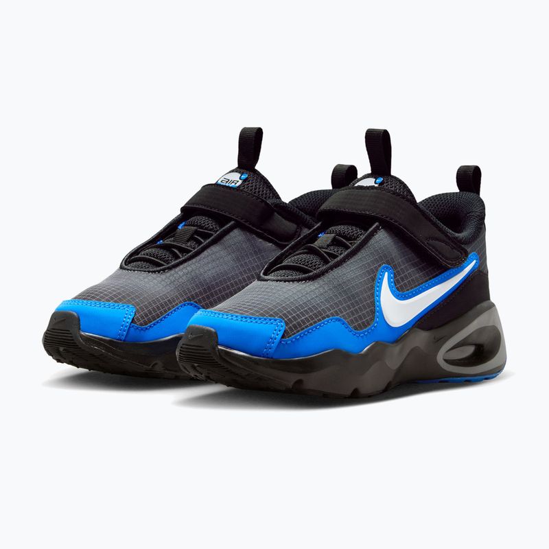 Scarpe per bambini Nike Air Max Nova smoke grey/black/blue crystal/white 3