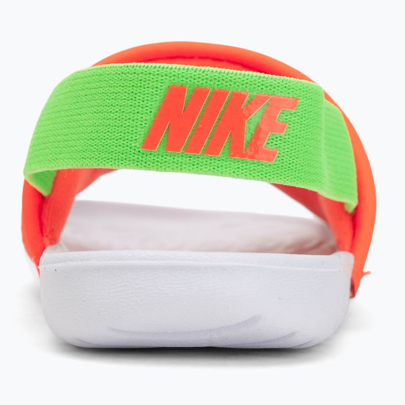 Ciabatte da bambino Nike Kawa total orange/green strike 6