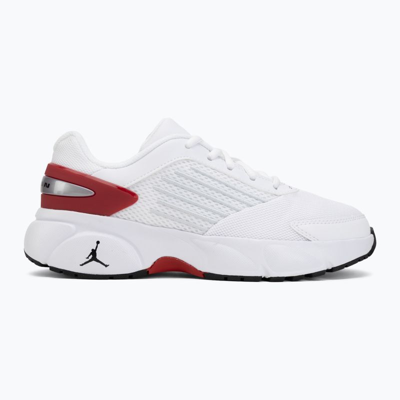 Buty dziecięce Nike Jordan Trunner Flow white/gym red/metallic silver/black 2
