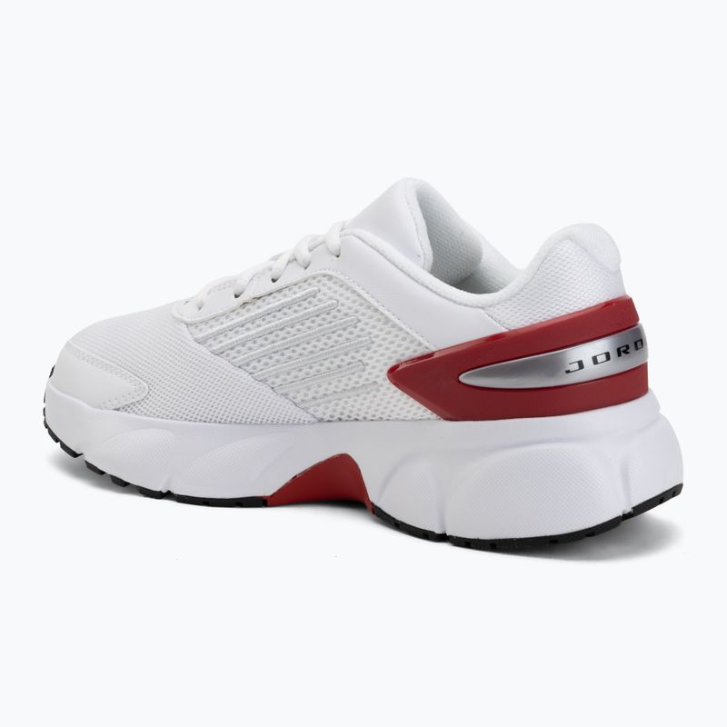Buty dziecięce Nike Jordan Trunner Flow white/gym red/metallic silver/black 3