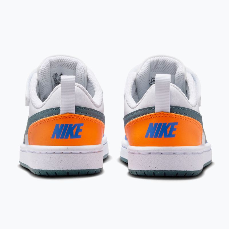 Scarpe per bambini Nike Court Borough Low Recraft white/malachite/mineral slate 4
