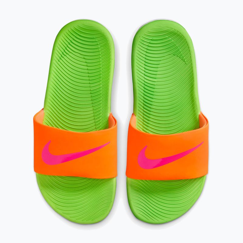 Ciabatte Nike Coffee total orange/green strike/hyper pink 10