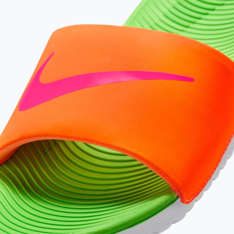 Ciabatte Nike Coffee total orange/green strike/hyper pink 11