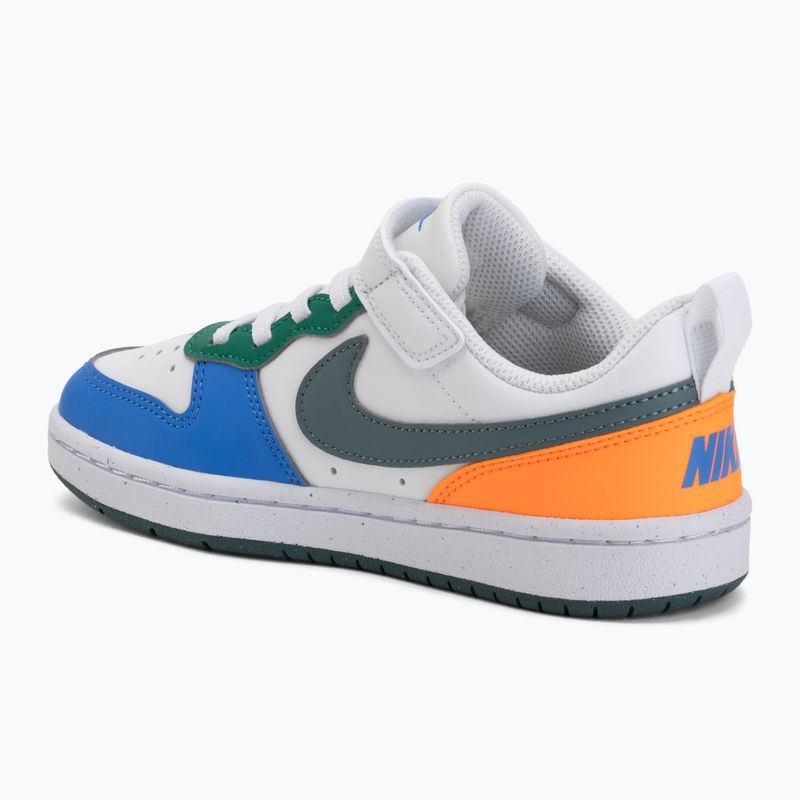 Scarpe per bambini Nike Court Borough Low Recraft white/malachite/mineral slate 3
