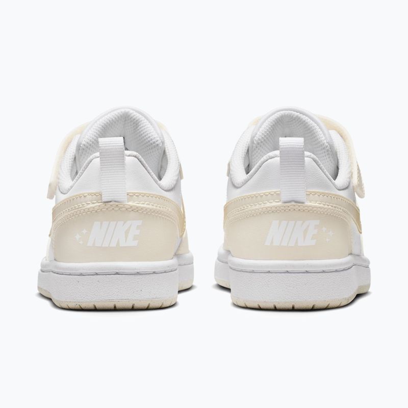 Scarpe per bambini Nike Court Borough Low white/chalk/white/shimmer 4