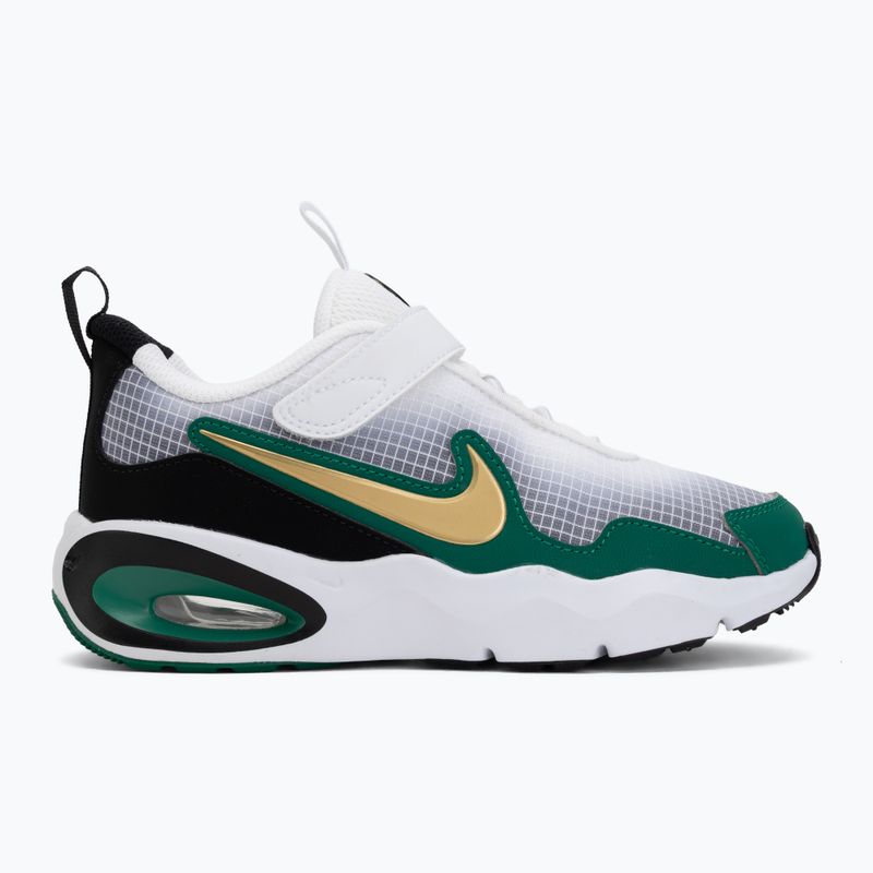 Scarpe per bambini Nike Air Max Nova white/malachite/black/metallic gold 2