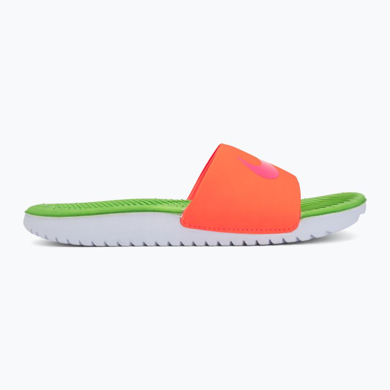 Ciabatte Nike Coffee total orange/green strike/hyper pink 2