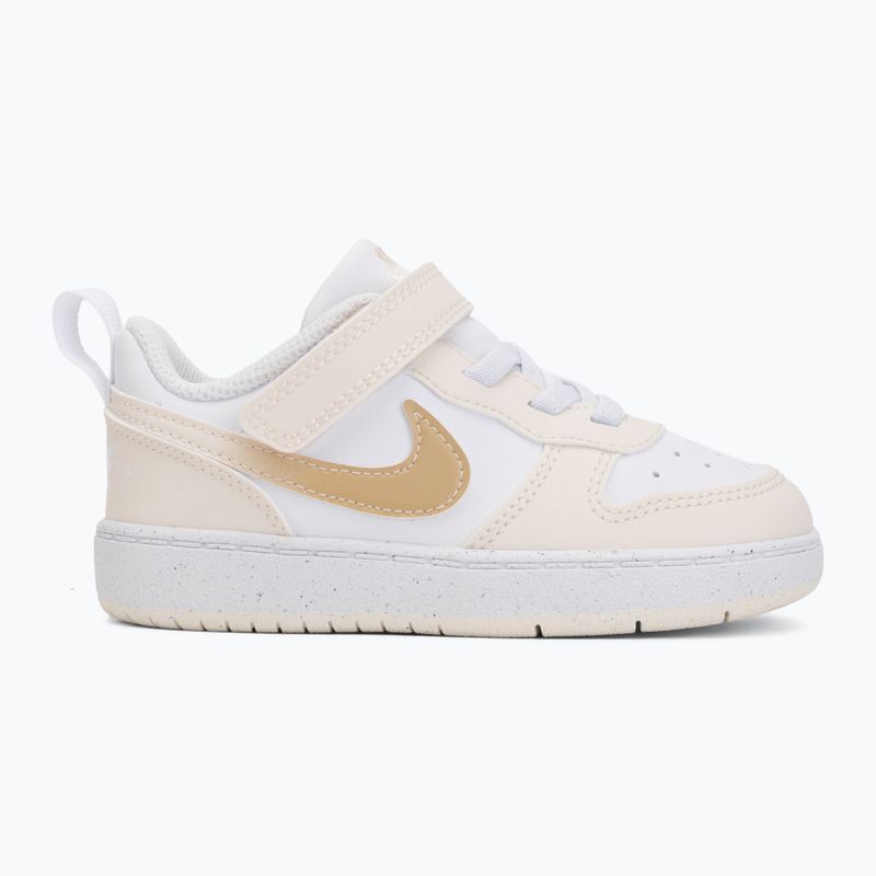 Scarpe per bambini Nike Court Borough Low white/chalk/white/shimmer 2