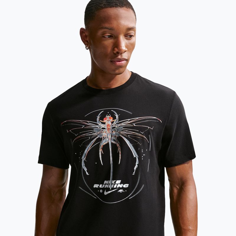 Maglietta da corsa da uomo Nike Dri-Fit Running black 5