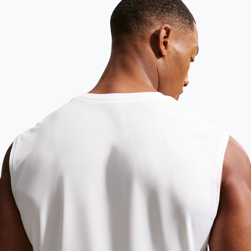 Maglia training da uomo Nike Dri-FIT Sleeveless Training Top white/black 5