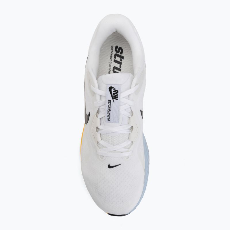 Scarpe da running da uomo Nike Structure 26 white/hydrogen blue/total orange/black 5