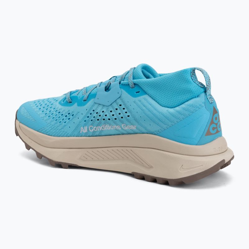 Scarpe da corsa da uomo Nike ACG Zegama Trail balightic blue/light orewood brown/white 3
