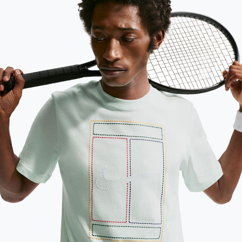 Maglietta da uomo Nike Court Heritage barely green 6