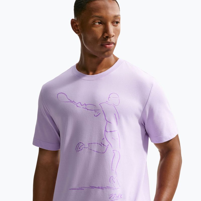 Maglietta da tennis da uomo Nike Court Dri-Fit violet mist 4