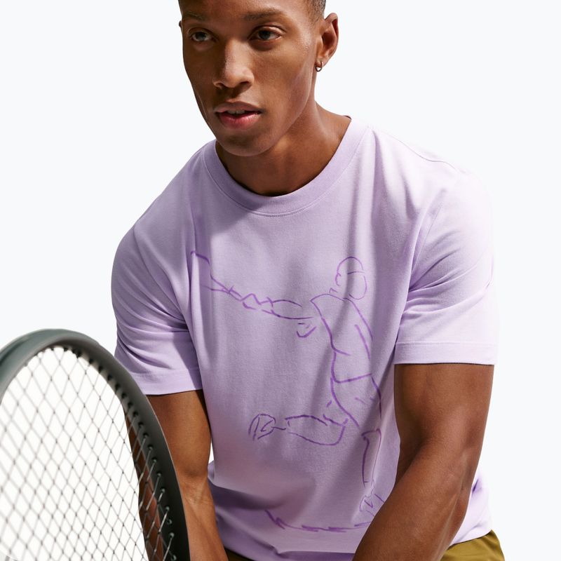 Maglietta da tennis da uomo Nike Court Dri-Fit violet mist 6