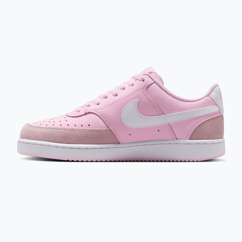 Scarpe da donna Nike Court Vision Low Suede pink foam/white 2