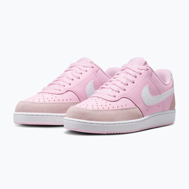 Scarpe da donna Nike Court Vision Low Suede pink foam/white 3