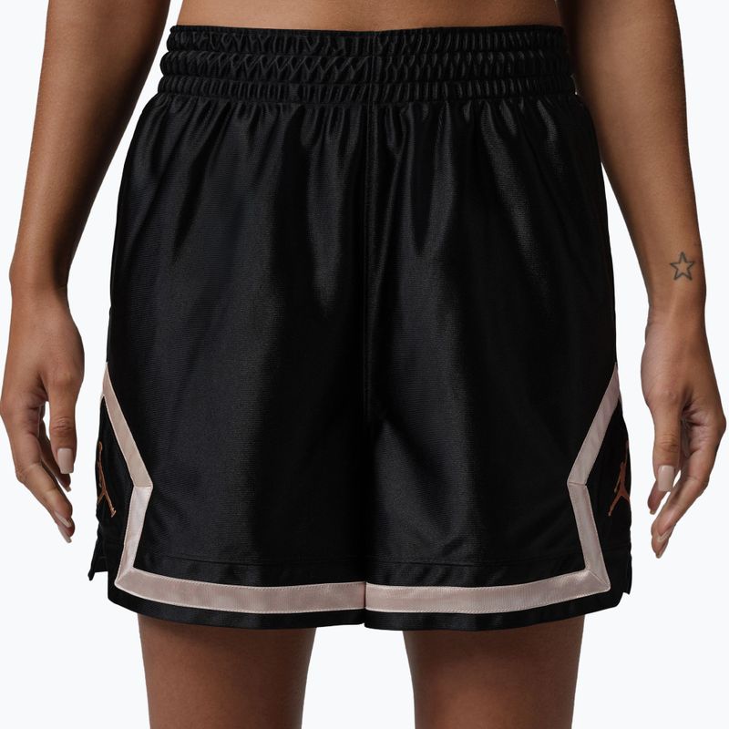 Pantaloncini da basket da donna Nike Jordan Sport Diamond 4" black/metallic gold 3