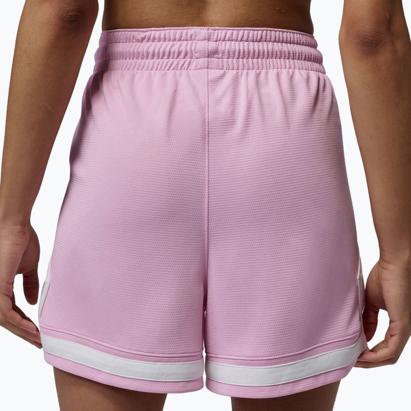 Pantaloncini da basket da donna Nike Jordan Sport Diamond 4" iced carmine/iced carmine/white/white 3