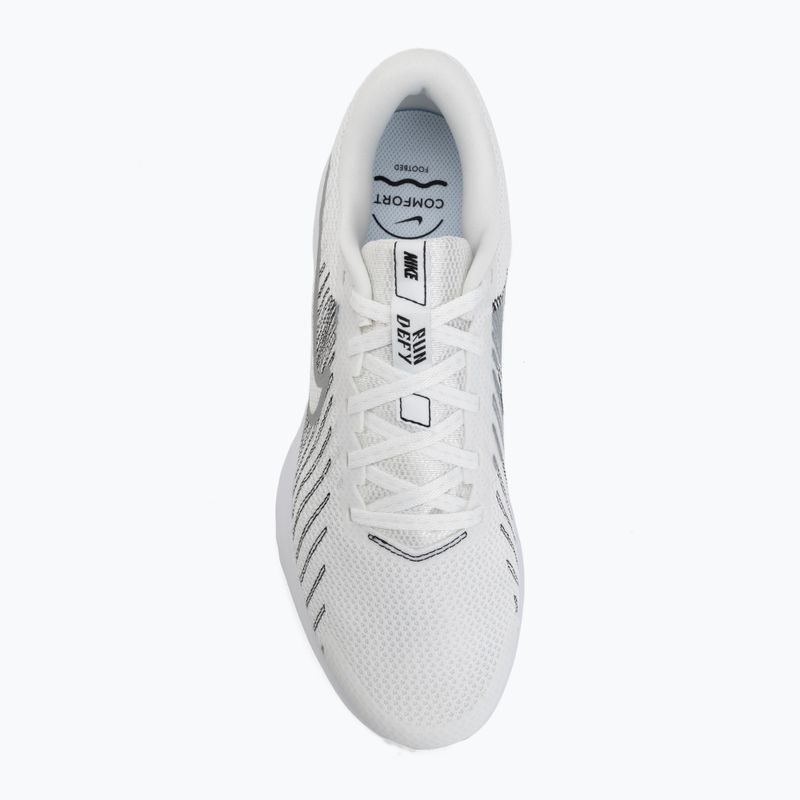Scarpe da running da uomo Nike Run Defy summit white/white/black/metallic silver 5