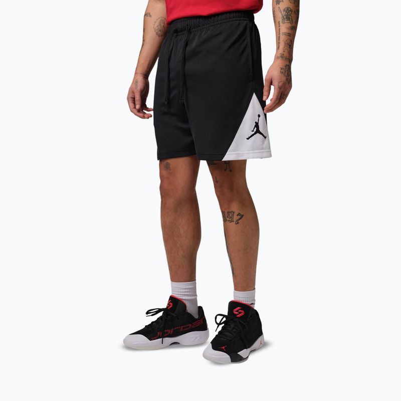 Pantaloncini da basket da uomo Jordan Sport Dri-Fit black/white/black 4