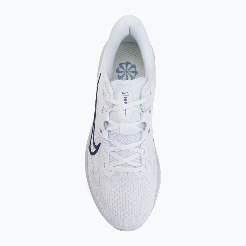 Scarpe da running da donna Nike Quest 6 white/pearl pink/work blue/blue void 5
