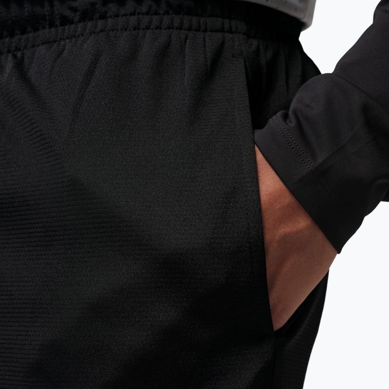 Pantaloncini da basket da uomo Jordan Sport Dri-Fit black/gym red/white 5