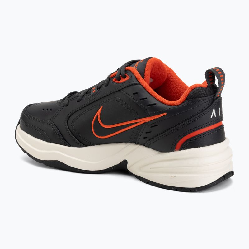 Scarpe da allenamento uomo Nike Air Monarch IV dark smoke grey/picante red/black 3
