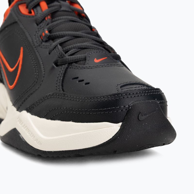 Scarpe da allenamento uomo Nike Air Monarch IV dark smoke grey/picante red/black 7
