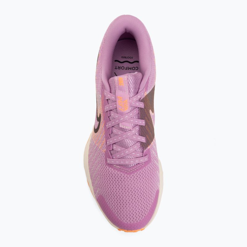 Scarpe da running da donna Nike Run Defy light magenta/chalk/orange pulse/black 5
