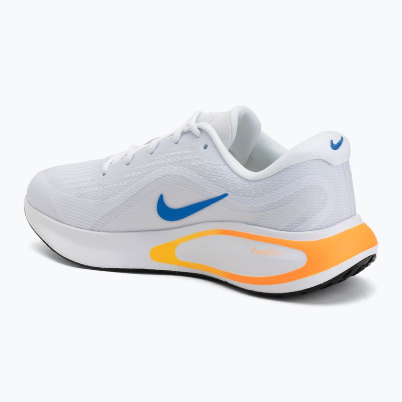 Scarpe da running da uomo Nike Journey Run white/total orange/blue crystal 3
