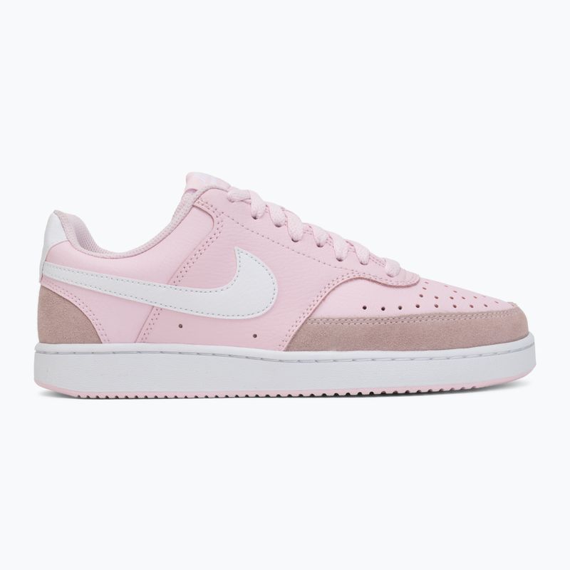 Scarpe da donna Nike Court Vision Low Suede pink foam/white 2