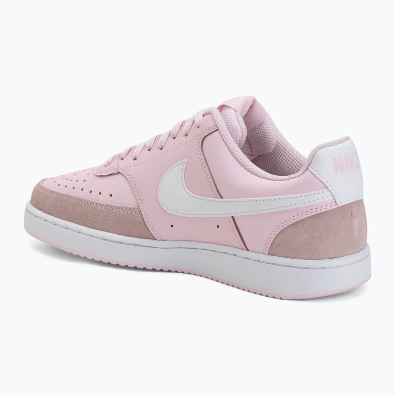 Scarpe da donna Nike Court Vision Low Suede pink foam/white 3
