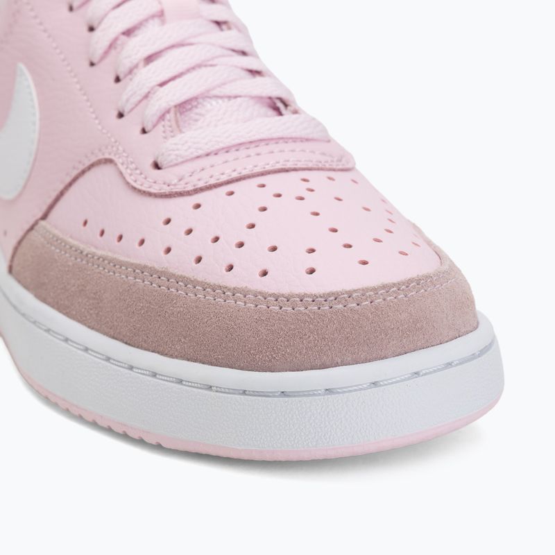 Scarpe da donna Nike Court Vision Low Suede pink foam/white 7