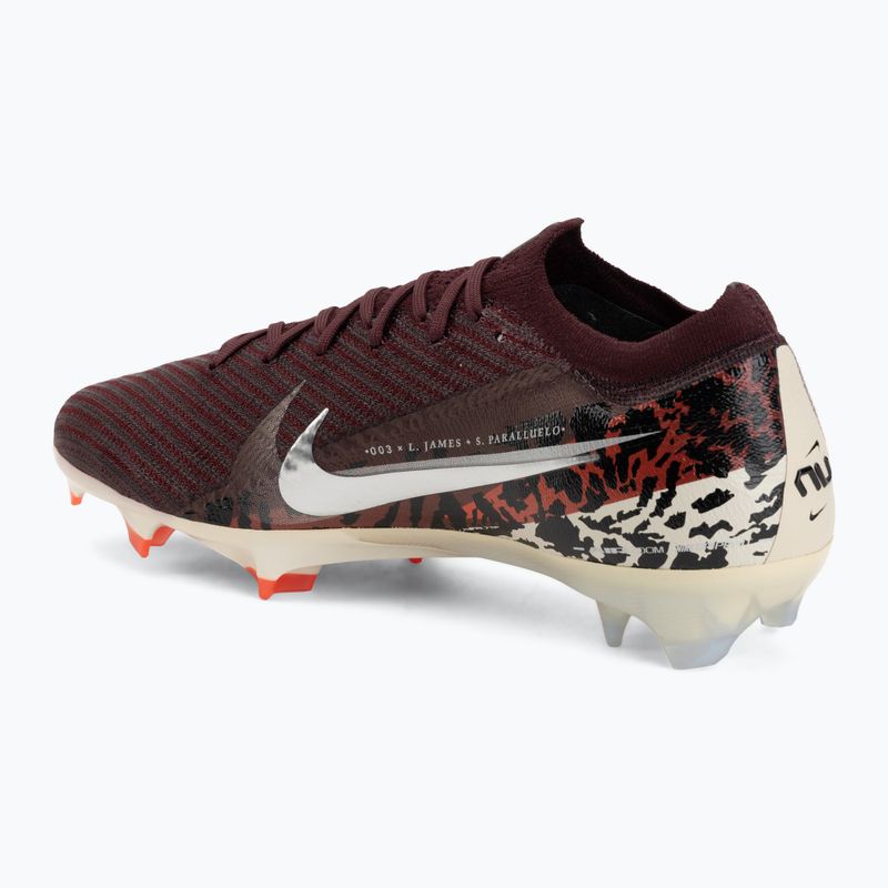 Scarpe da calcio da uomo Nike United Vapor 16 Elite FG burgundy crush/university red/fossil/metal silver 3