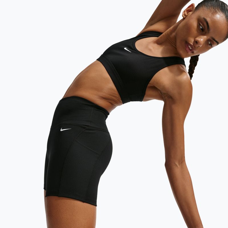 Pantaloncini da donna Nike One High Waisted Biker 5" black/black/white 5