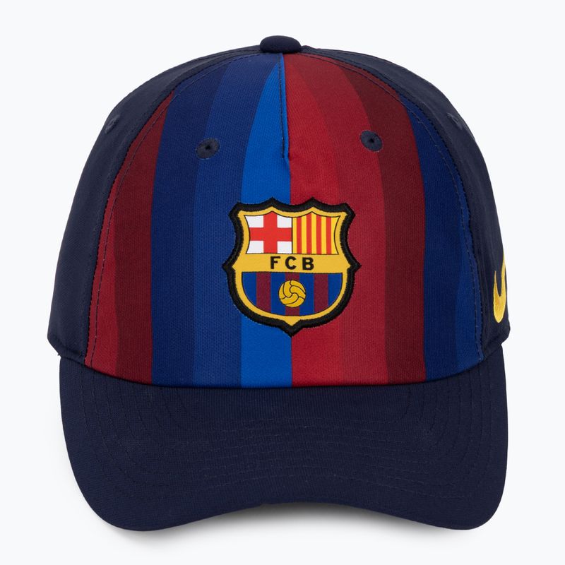 Cappellino con visiera Nike FC Barcelona Club Poly blackened blue 2