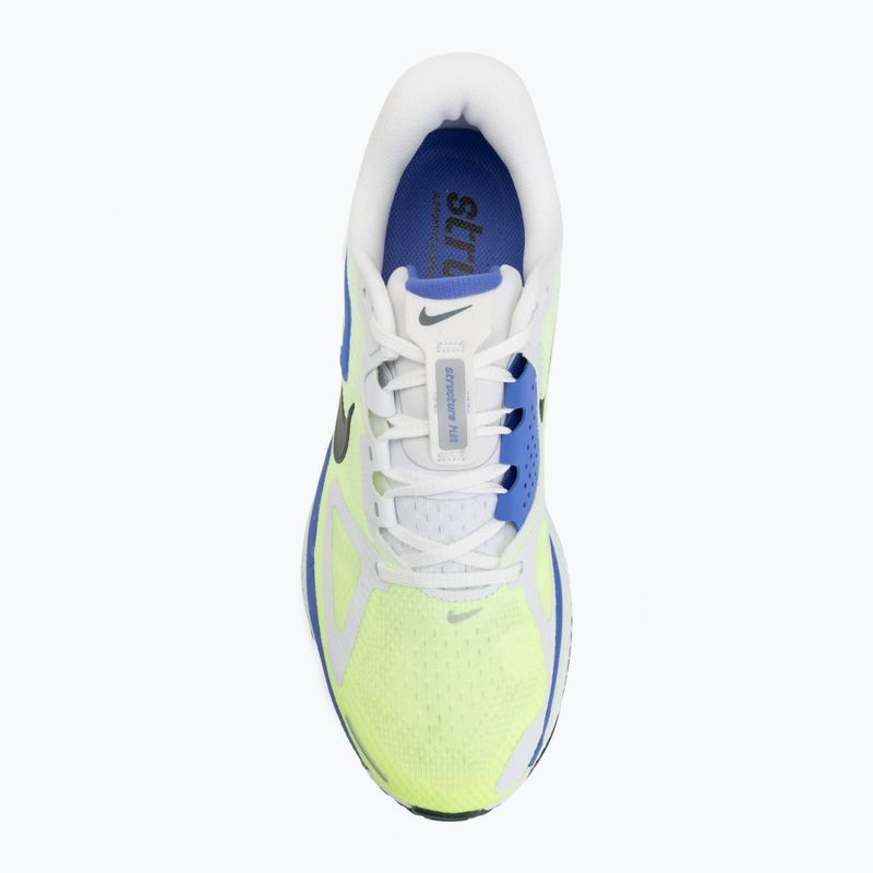Scarpe da running da uomo Nike Structure Plus white/volt ice/barely green/black spruce 5