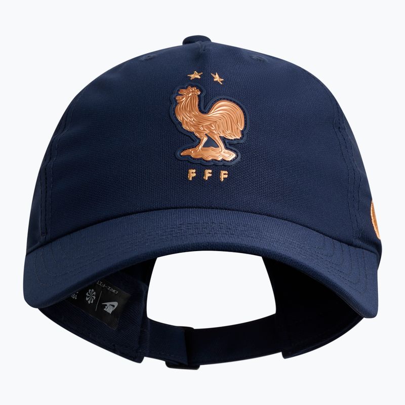 Cappellino con visiera da bambino Nike Club France Poly blackened blue 3
