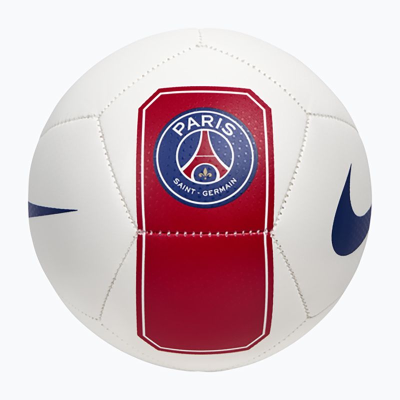 Pallone da mini calcio Nike Skills Paris-Saint Germain white/university red size 1 2