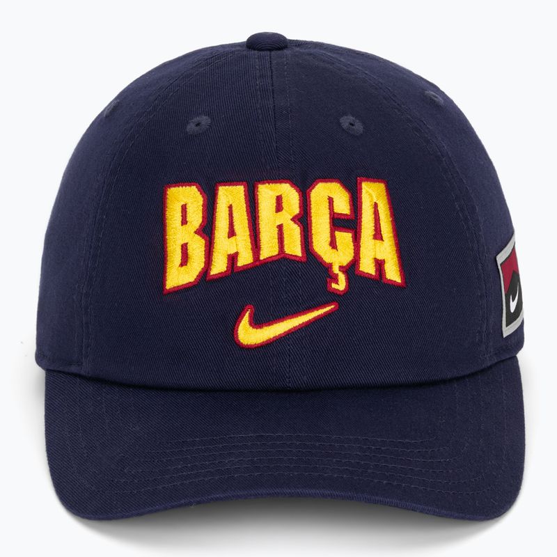 Cappellino con visiera da bambino Nike FC Barcelona Club Cotton blackened blue 2