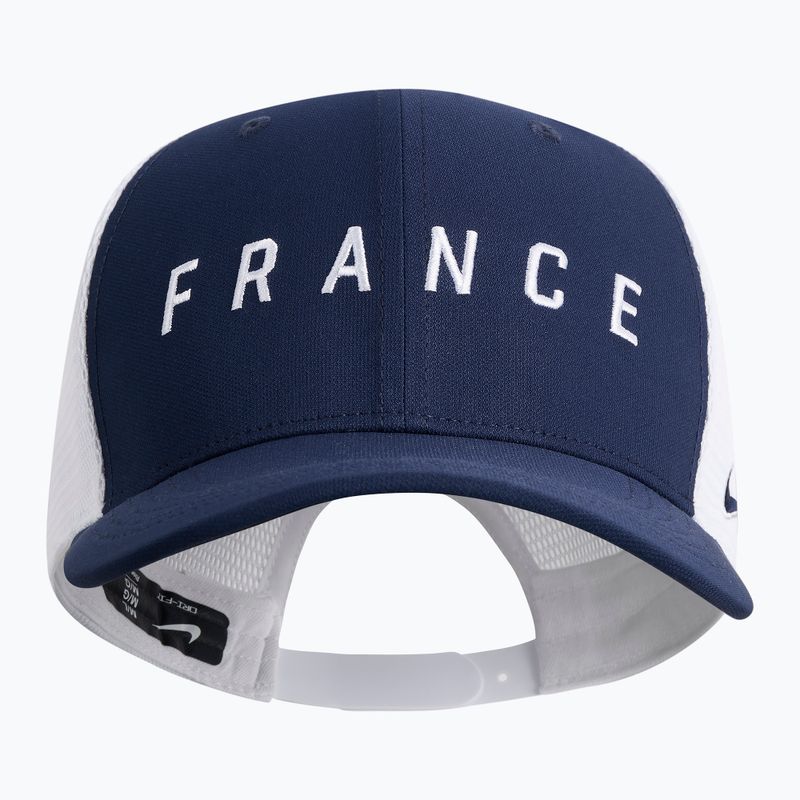 Cappellino con visiera Nike AeroBill Classic 99 France blackened blue 3