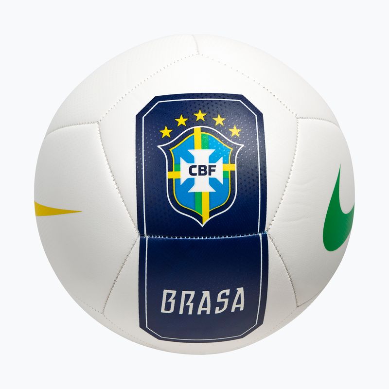 Pallone da calcio Nike Pitch Brazil white size 5 2
