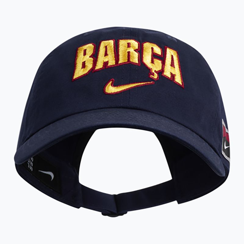 Cappellino con visiera Nike FC Barcelona Club Cotton blackened blue 3